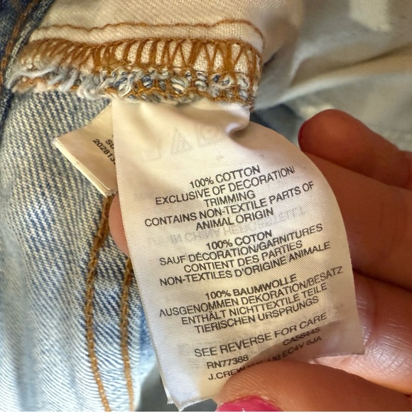 Madewell The Perfect Summer Jean Size 25 Light Wash 100% Cotton - Picture 5 of 8